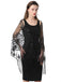 1920s Tassel Sequined Mesh Cape