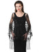 1920s Tassel Sequined Mesh Cape