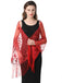 1920s Tassel Sequined Mesh Cape