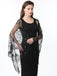 1920s Tassel Sequined Mesh Cape