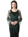 1920s Tassel Sequined Mesh Cape