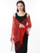 1920s Tassel Sequined Mesh Cape