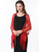 1920s Tassel Sequined Mesh Cape