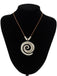 Conch Starfish Pendant Leather Cord Necklace