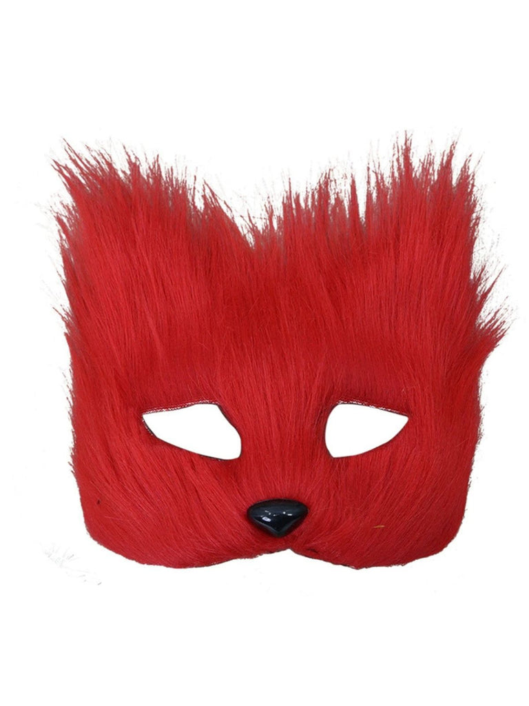 Halloween Party Furry Fox Mask