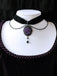 Vintage Dark Rose Victorian Gothic Necklace