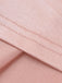 Pink 1930s Solid Satin Ruched Slit Dress