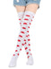 Valentine Heart Lip High-Thigh Socks