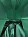 Green 1950s Wednesday Addams Inspired Satin Costume Set