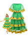 Green 1950s Christmas Tree Costume With Bell