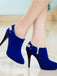 Vintage Solid Velvet Pointed Toe Stiletto Heels