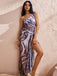 1950s Tiger One-Shoulder Swimsuit & Cover-Up