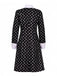 [Pre-Sale] Black 1940s Wednesday Addams Style Dress