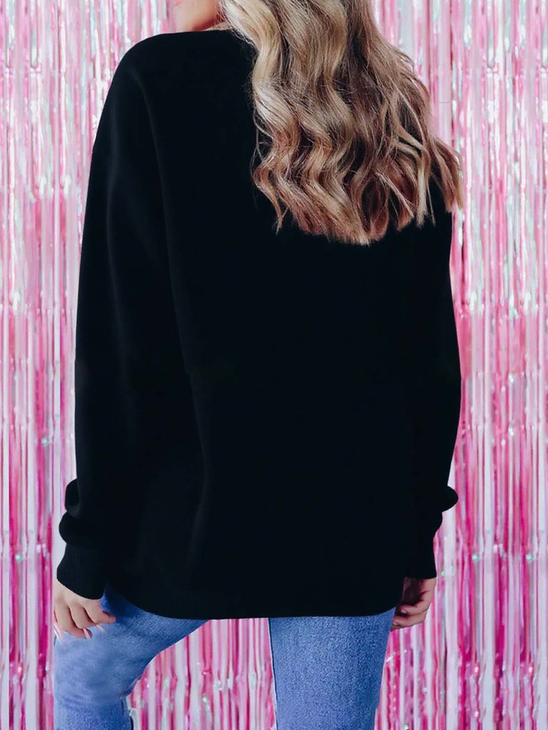 1980s Christmas Tree Sequin Sweater