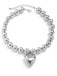 Vintage Pearl Heart Pendant Necklace