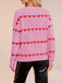 1940s Valentine's Day Heart Knitted Sweater