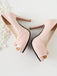 Peep Toe Knot Stiletto High Heels
