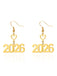 2026 Hollow-Out Alloy Drop Earrings