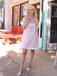 Pink 1940s Ruffle Sleeve Plush Trim Tulle Nightgown
