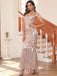 1920s Sequin V-Neck Maxi Dress