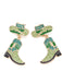 Alloy Rhinestoned Wild West Earrings: vintage detail work for the woman who notices