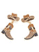 Alloy Rhinestoned Wild West Earrings — vintage elegance in the palm of her hand