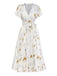 Apricot 1940s Vintage Classic Dress 2