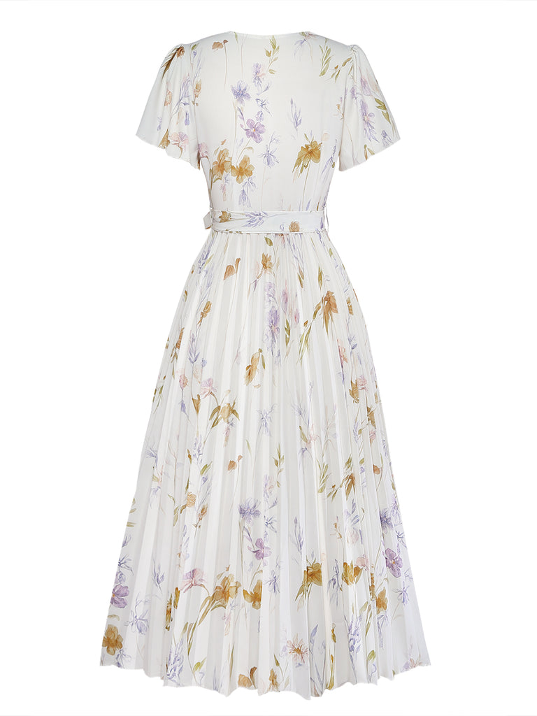 Apricot 1940s Vintage Classic Dress 3