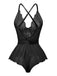 1970s Slip Floral Lace Bow Nightgown