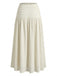 Beige 1950s Swing Skirts 2