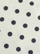 White 1960s Polka Dot V Neck Dress 7