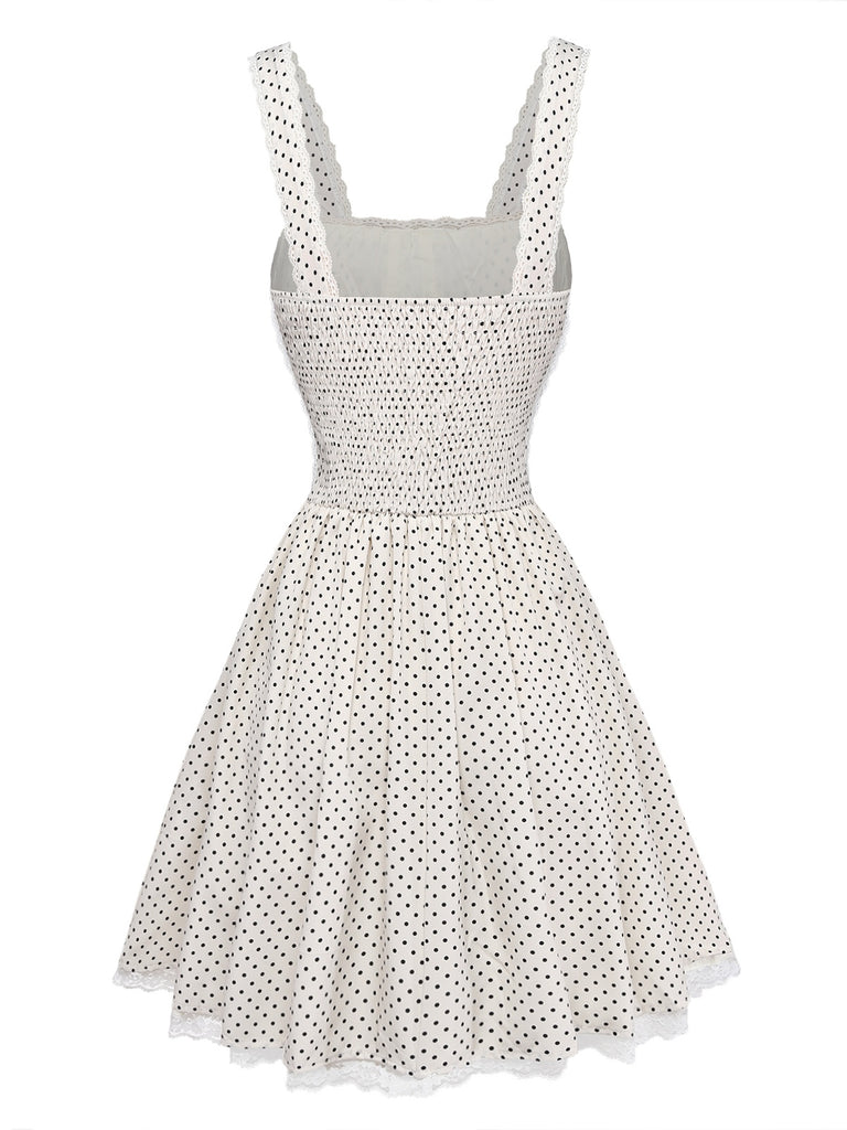 Beige 1970s Vintage Retro Dress 2