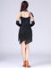Black 1920s Beading Fringed Hem Dress With Sleeves — the kind of 1920s dress that makes strangers smile
