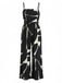 Black 1930s Wide Leg Jumpsuit 2