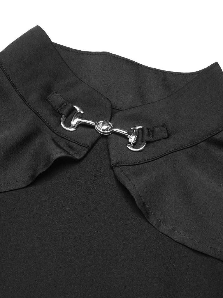 Black 1930s Halloween Patchwork Sheer Coat, vintage coat, retro outerwear - perfect for women who love vintage and retro fashion