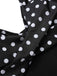 Black 1930s Polka Dots One-Piece Swimsuit — because 1930s glamour never goes out of style