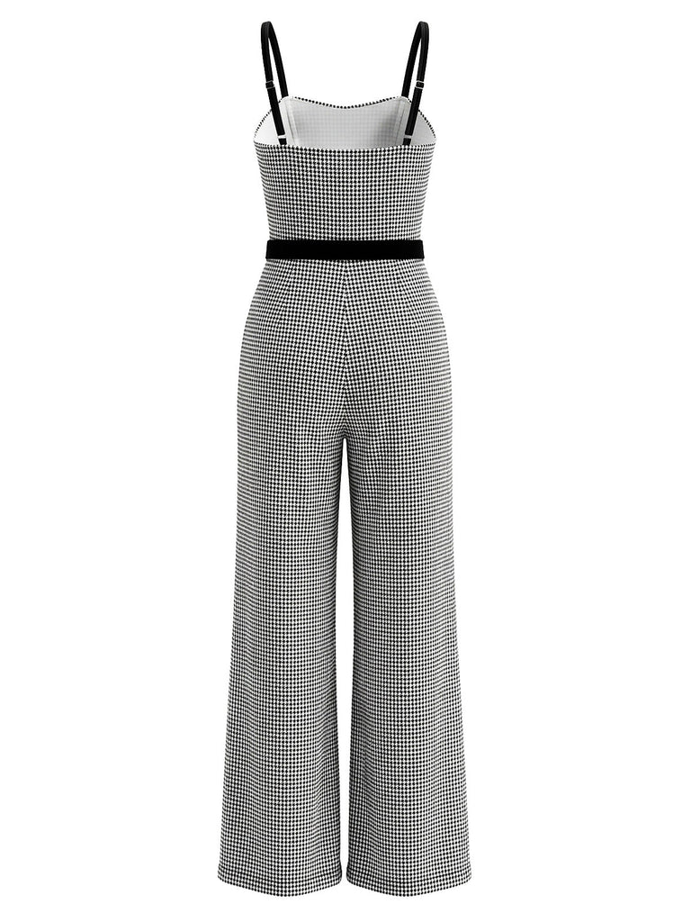 Black 1930s One Piece Jumpsuit 3