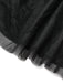 Black 1930s Solid 3D Feather Mesh Dress - vintage dress, retro fashion, classic black