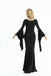 This Black 1930s Solid Batwing Lace-Up Fishtail Dress wraps her in 1930s elegance, one twirl at a time