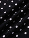 Black 1930s Spaghetti Strap Polka Dots Mermaid Dress — the kind of 1930s dress that makes strangers smile