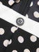 Black 1940s Polka Dots Cross Halter Jumpsuit — 1940s style that transcends decades