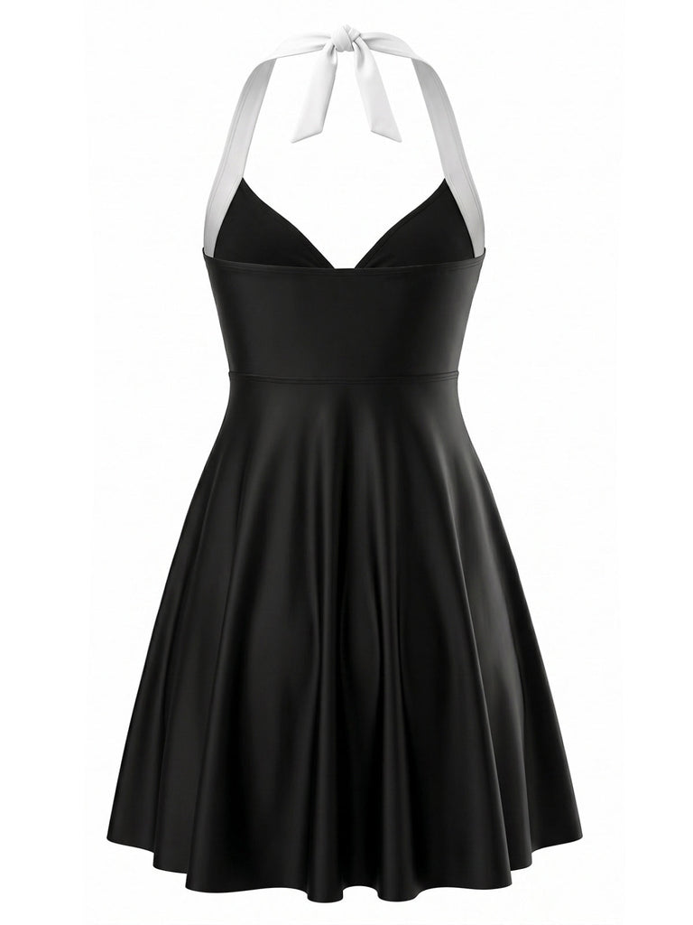 Black 1940s Tankini 3