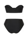 Black 1950s Bandeau Starfish Bikini Set, vintage swimsuit, pin-up swimwear - perfect for women who love vintage and retro fashion