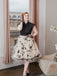 Black 1950s Butterfly Patchwork Vintage Dress: timeless style reimagined