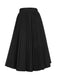Black 1950s Elegant Pleated Skirt, vintage skirt, retro style - perfect for women who love vintage and retro fashion