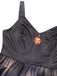 Black 1950s Halloween Pumpkin Swing Dress: timeless style reimagined