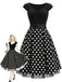 [Pre-Sale] Black 1950s Mesh Vintage Classic Dress 2