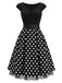 [Pre-Sale] Black 1950s Mesh Vintage Classic Dress 3