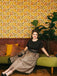 Black 1950s Polka Dot Swing Dress — vintage elegance for the modern woman