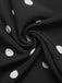 Black 1950s Polka Dot Strapless Wide Leg Jumpsuit - vintage romper, retro jumpsuit for vintage lovers